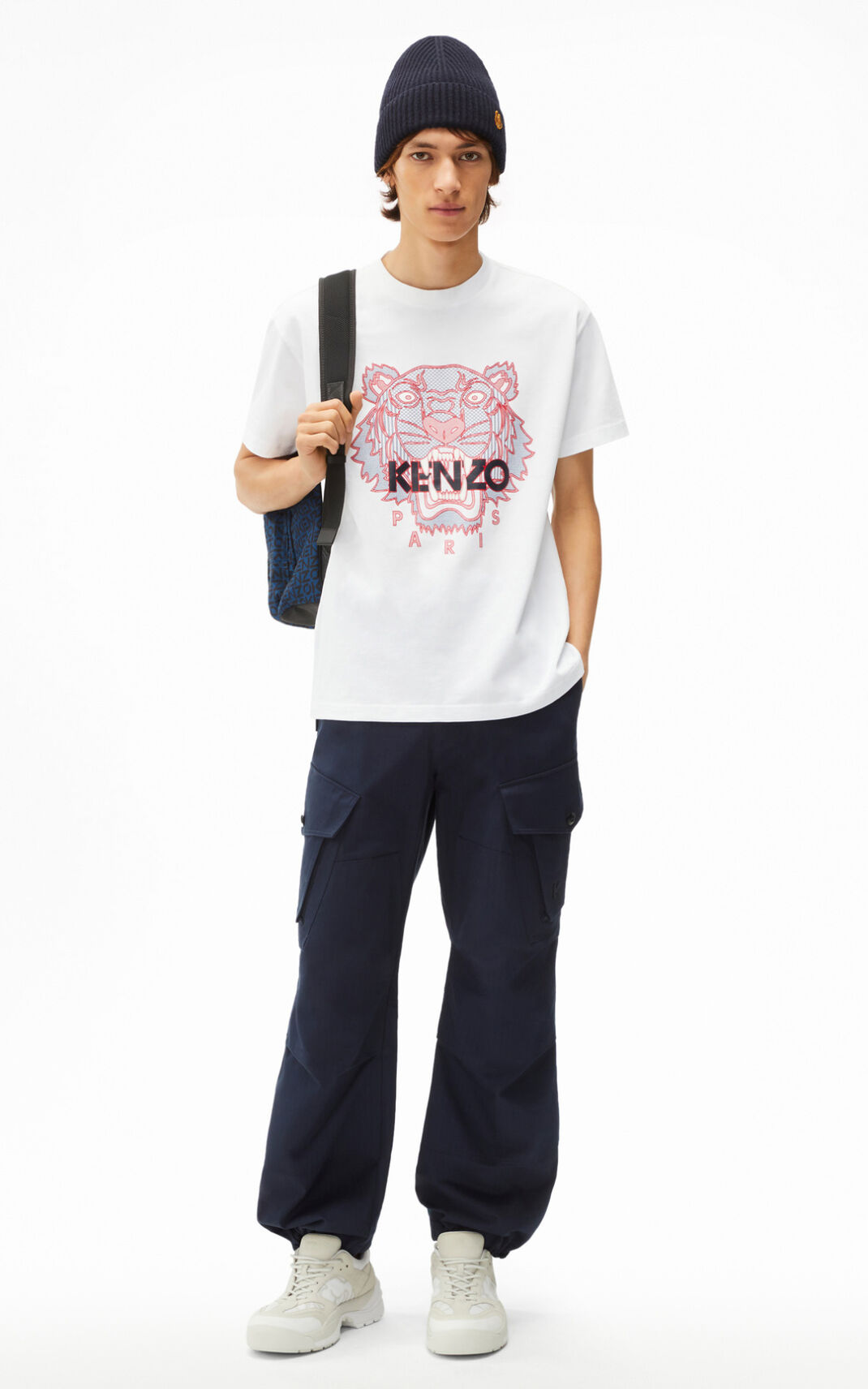 Kenzo Tiger T Shirt White For Mens 7435IWQLY